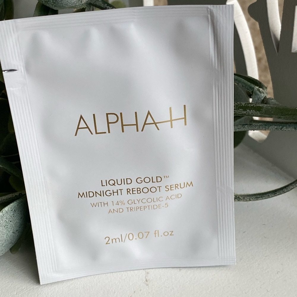 Alpha-H liquid gold midnight reboot serum SAMPLE